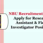 NBU Recruitment