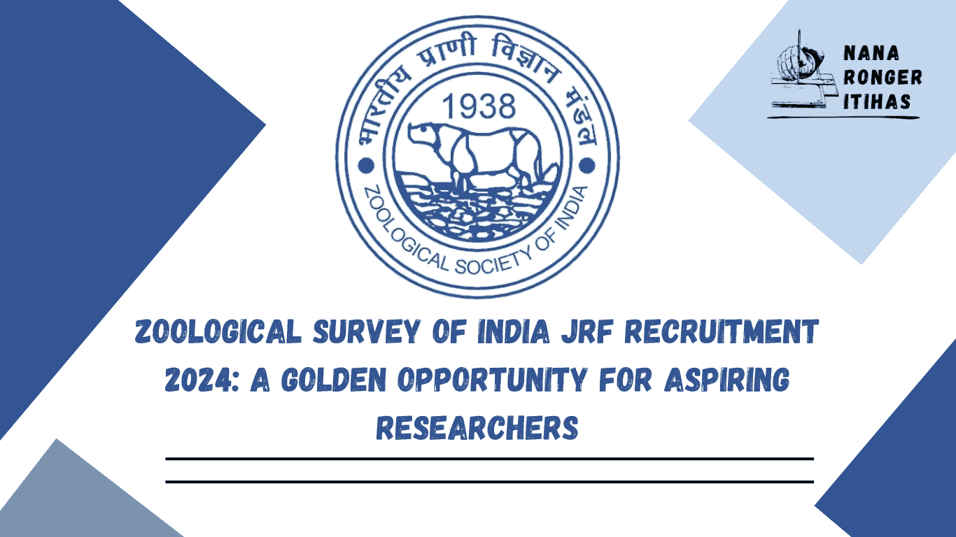 Zoological Survey of India JRF Recruitment 2024 A Golden Opportunity for Aspiring Researchers